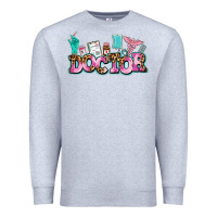Heather Grey doctor Premium Sweatshirt - AdoDesignShop