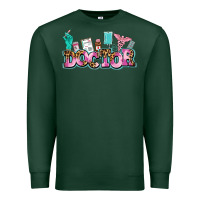 Sports Green doctor Premium Sweatshirt - AdoDesignShop