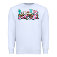 White doctor Premium Sweatshirt - AdoDesignShop