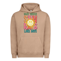 Pigment Burro boat waves sun rays lake days Urban Hoodie - JahusDesignShop