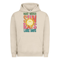 Pigment French Oak boat waves sun rays lake days Urban Hoodie - JahusDesignShop