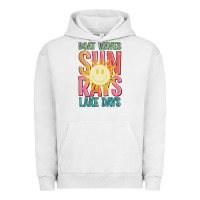 Pigment Lunar Rock boat waves sun rays lake days Urban Hoodie - JahusDesignShop