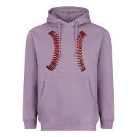 Lavender ball stitch Heavyweight Hoodie - AdoDesignShop