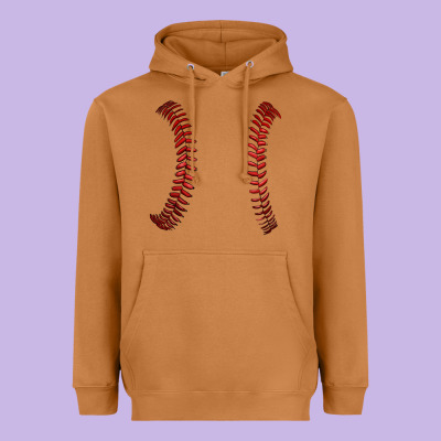 Ball Stitch Heavyweight Hoodie Designed By Adodesignshop