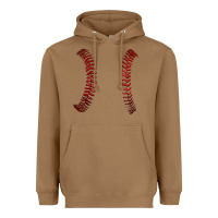 Toasted Coconut ball stitch Heavyweight Hoodie - AdoDesignShop