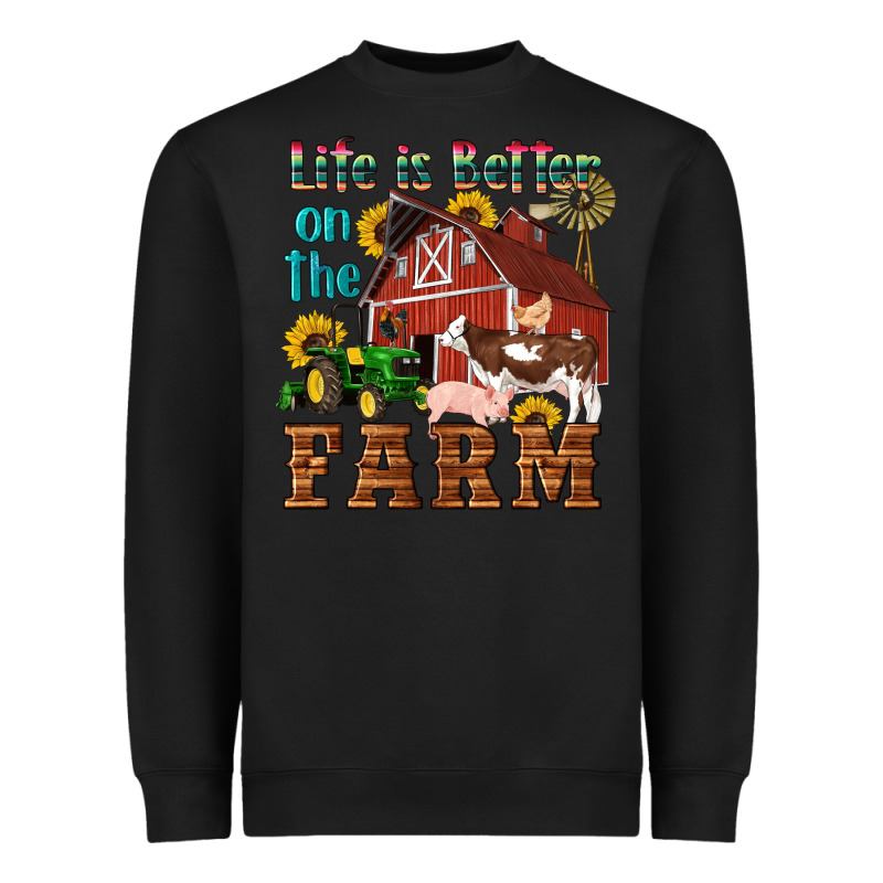 Western Life Is Better On The Farm Heavyweight Sweatshirt by Artiststas | Teevron