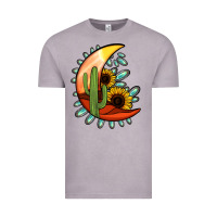 Vintage Zinc turquoise desert moon Vintage Tee - Jasminsmagicworld