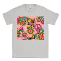 Moon Dust peace love hippie daisy Classic Tee - TumblerDesignByShophia
