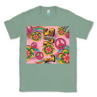 Sage peace love hippie daisy Classic Tee - TumblerDesignByShophia