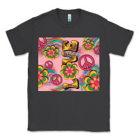 Smoke peace love hippie daisy Classic Tee - TumblerDesignByShophia