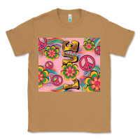 Toasted Coconut peace love hippie daisy Classic Tee - TumblerDesignByShophia