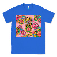 True Royal peace love hippie daisy Classic Tee - TumblerDesignByShophia