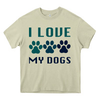 Mossy i love my dogs Heavy Core Tee - Bettercallsaul