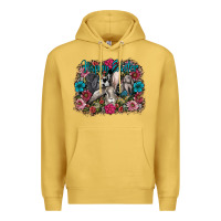 Antique Gold Happy Easter Premium Hoodie - CowhideDigitalArt