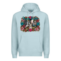 Blue Mist Happy Easter Premium Hoodie - CowhideDigitalArt