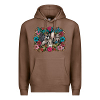 Chestnut Happy Easter Premium Hoodie - CowhideDigitalArt