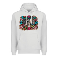 Dove Grey Happy Easter Premium Hoodie - CowhideDigitalArt