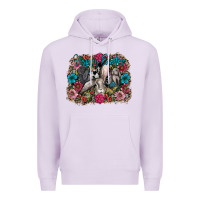 Lilac Happy Easter Premium Hoodie - CowhideDigitalArt