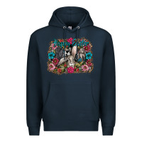 Navy Happy Easter Premium Hoodie - CowhideDigitalArt