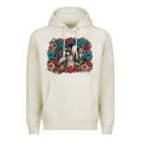 Oatmeal Heather Happy Easter Premium Hoodie - CowhideDigitalArt