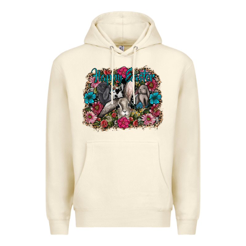 Happy Easter Premium Hoodie by CowhideDigitalArt | Teevron