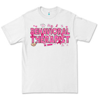 White Breast Cancer behavioral therapist Premium Tee - texasbilliewilder
