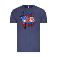 Vintage Denim One nation under god 4th of july Vintage Tee - CowGirlArtShop