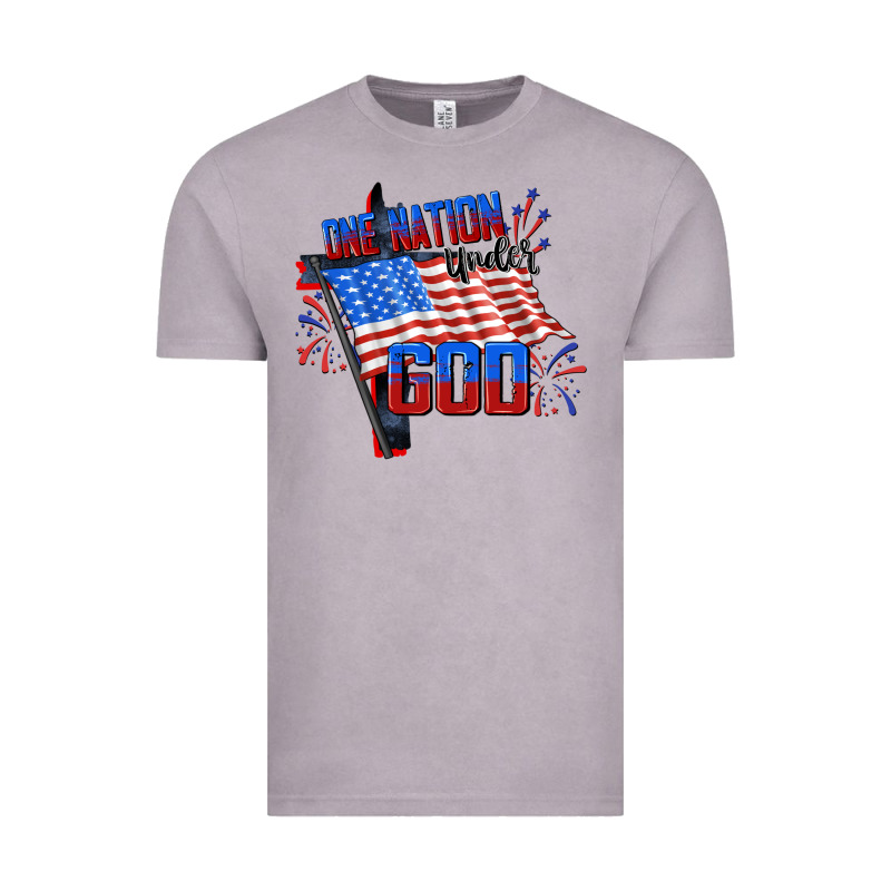 One Nation Under God 4th Of July Vintage Tee by CowGirlArtShop | Teevron