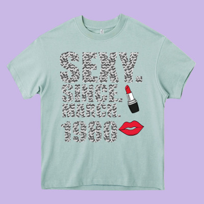 Sexy Since March 1980 Heavy Core Tee Designed By Bettercallsaul