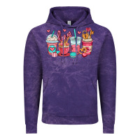 Cloud Purple valentines day coffee cups (1) Vintage Hoodie - OliviaCreatesArt