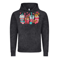 Vintage Black valentines day coffee cups (1) Vintage Hoodie - OliviaCreatesArt