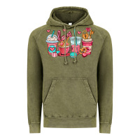 Vintage Olive valentines day coffee cups (1) Vintage Hoodie - OliviaCreatesArt