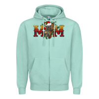Seafoam Christmas koala mom Zipper Hoodie - BarkalooDesign
