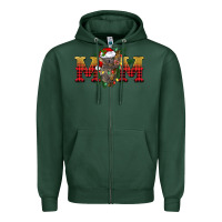 Sports Green Christmas koala mom Zipper Hoodie - BarkalooDesign