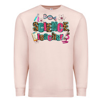 Pale Pink science teacher Premium Sweatshirt - AdoDesignShop
