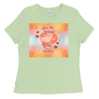 Matcha love the world like the one Ladies Tee - TumblerDesignByShophia