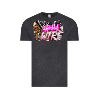 Vintage Black Spoiled wife Mother's Day Vintage Tee - HowdyJamesFarm