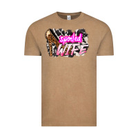 Vintage Coffee Spoiled wife Mother's Day Vintage Tee - HowdyJamesFarm