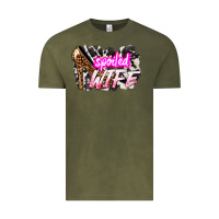 Vintage Olive Spoiled wife Mother's Day Vintage Tee - HowdyJamesFarm