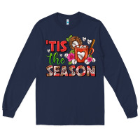 Navy tis the season baseball coffee mug Long Sleeve Tee - FaDigitalArtStudio