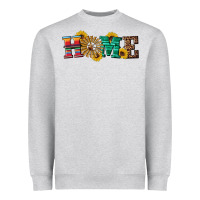 Heather Grey western home wind wheel Heavyweight Sweatshirt - Artiststas