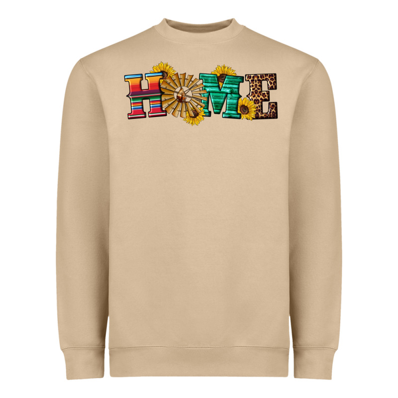 Western Home Wind Wheel Heavyweight Sweatshirt by Artiststas | Teevron