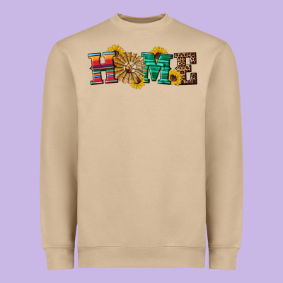 Western Home Wind Wheel Heavyweight Sweatshirt Designed By Artiststas