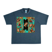 Midnight Navy American football mom Urban Heavy Tee - Jasminsmagicworld