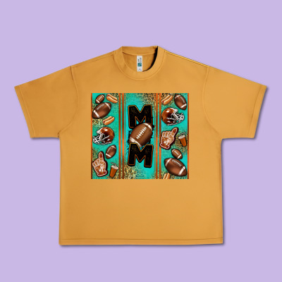 American Football Mom Urban Heavy Tee Designed By Jasminsmagicworld