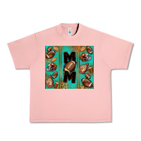 Salmon American football mom Urban Heavy Tee - Jasminsmagicworld