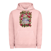 Pigment Salmon she is mom Urban Hoodie - JahusDesignShop