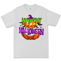 Dove Grey Happy Halloween Premium Tee - NancyCooperArtShop