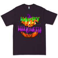 Plum Happy Halloween Premium Tee - NancyCooperArtShop