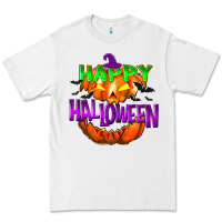 White Happy Halloween Premium Tee - NancyCooperArtShop